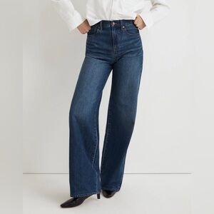Madewell Superwide-Leg Jeans in Vietor Wash